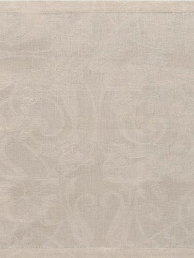 Serviette Tivoli beige 50x50cm Leinen Le Jacquard Français