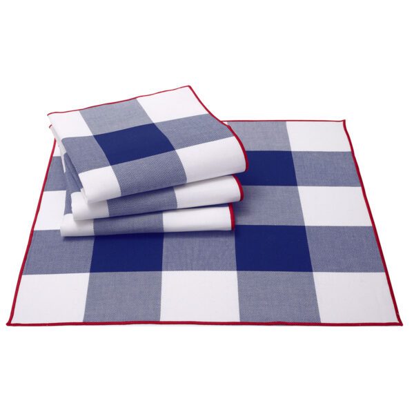 serviette de table elysee tricolore ps